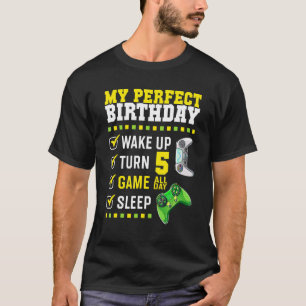 5. Geburtstagsparty perfekt für Gamer 5 Jahre alt T-Shirt