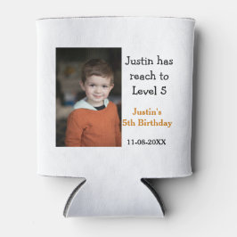 5. Geburtstagsspiel mit dem Namen des Fotos Dosenkühler