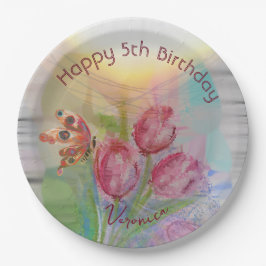5. Geburtstagstulip Party Teller