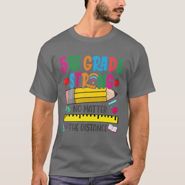 5. Grad stark, egal wie weit T-Shirt (Vorderseite)