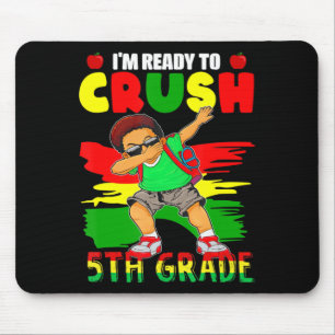 5. Grade Dabbing Black African Boys Back to Schoo Mousepad