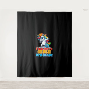 5. Grade Dabbing Unicorn Ich bin bereit, 5. Wandteppich