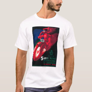 5 Gran Premio Internat'l Motorrad-Plakat T-Shirt