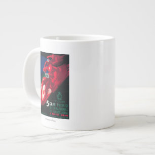 5 Gran Premio Internat'l Motorradposter Jumbo-Tasse