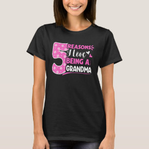 5 Gründe für die Liebe, Oma zu sein T-Shirt