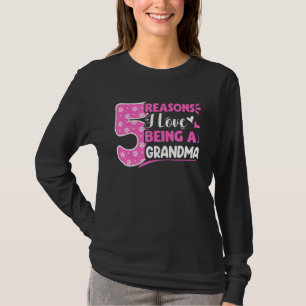5 Gründe für die Liebe, Oma zu sein T-Shirt