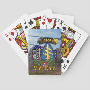 5. grüne Berets vietnam War Veterans Poker C Spielkarten