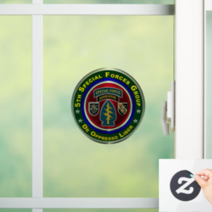 5. Gruppe der Spezialeinheiten Fensteraufkleber