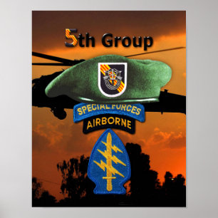 5. Gruppe der Spezialeinheiten SFG SF Veteranen LR Poster