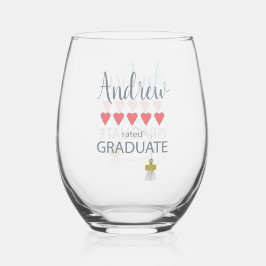 5 Herz-Kreislauf-Abitur Weinglas Ohne Stiel