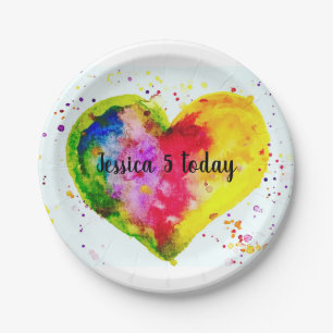 5 heute Geburtstagstischplatten Pappteller