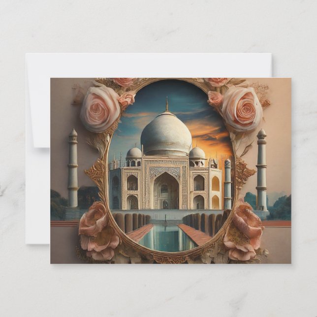 5. Hochzeitskarte Karte (Rückseite)