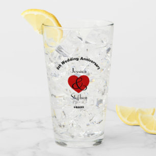5. Hochzeitstag Geschenk Personalisiert Glas