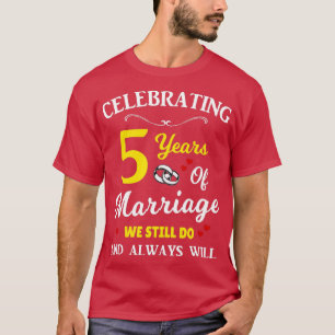 5. Hochzeitstag T-Shirt
