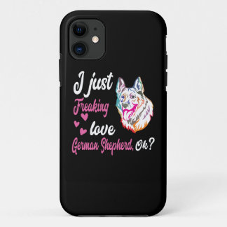 5 Ich friere nur die Liebe Deutscher Schäferhund O Case-Mate iPhone Hülle