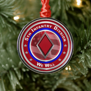 5. Infanterie-Division Keepake Ornament Aus Metall