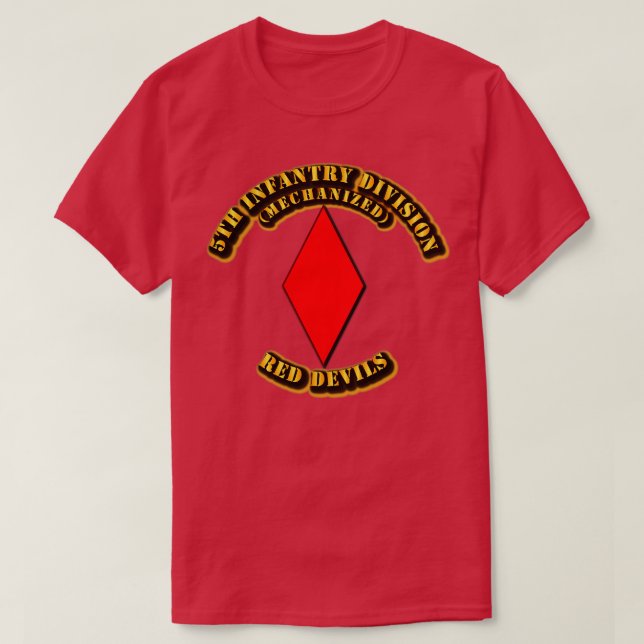 5. Infanterie Division Red Devils T-Shirt (Design vorne)