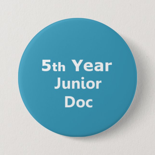 5. Jahr-Juniordoktor-Abzeichen Button (Vorderseite)