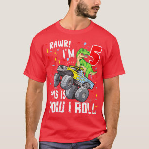 5 Jahre alt 5. Geburtstag Junge T-Shirt