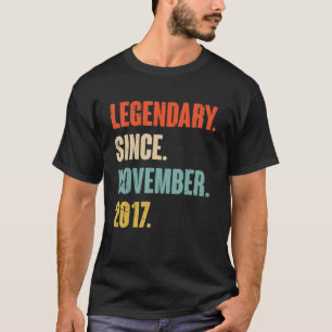 5 Jahre alt 5. Geburtstag Legendär seit 2. Novembe T-Shirt