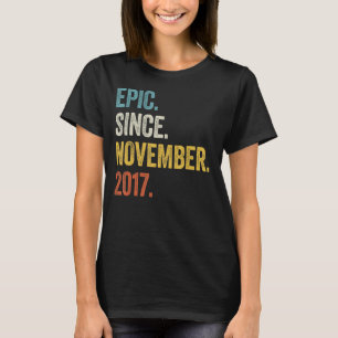 5 Jahre alt Epic Seit November 2017 5. Geburtstag T-Shirt
