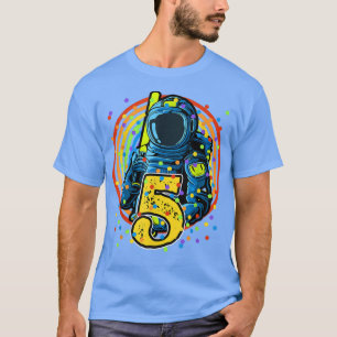 5 Jahre alt Geburtstag Junge gibt Astronaut 5. Geb T-Shirt