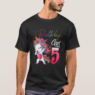 5 Jahre Alte Geschenke 5. Geburtstag Girl Teens Da T-Shirt