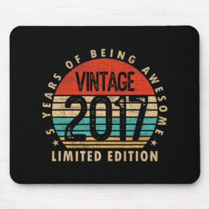 5 Jahre Alte Geschenke Vintag 2017 Limited Edition Mousepad