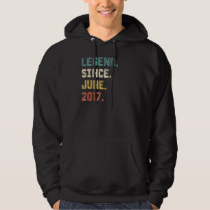 5 Jahre alte Legende Seit Juni 2017 5. Geburtstag  Hoodie