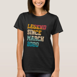 5 Jahre alte Legende seit März 2020 Lustiger 5. Ge T-Shirt
