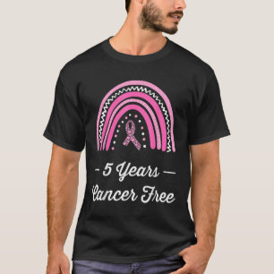 5 Jahre Brustkrebs - freies Überleben T-Shirt