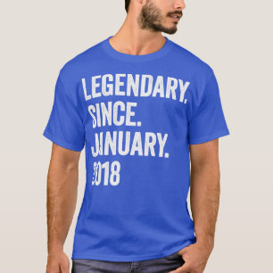 5 Jahre Legendär Seit Januar 2018 5. Geburtstag1 T-Shirt