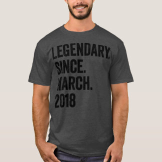 5 Jahre Legendär Seit März 2018 5. Geburtstag T-Shirt