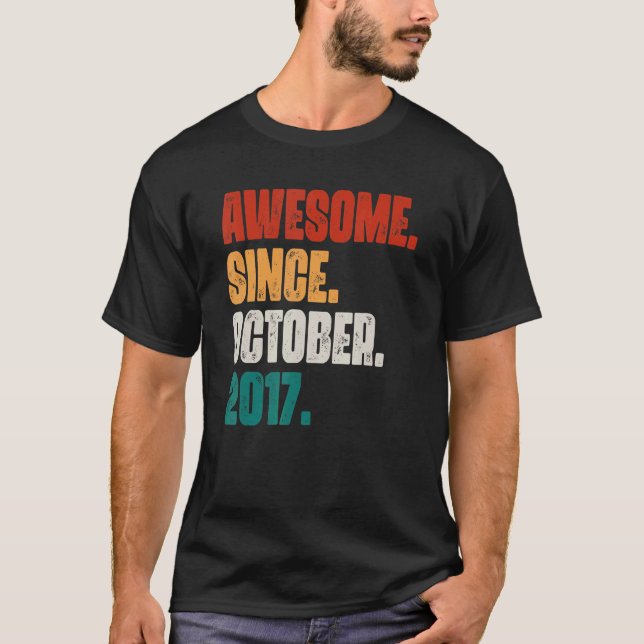 5 Jahre Phantastisch seit Oktober 2017 5. Geburtst T-Shirt (Vorderseite)
