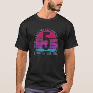 5 Jahre Vintag 2017 5. Geburtstag T-Shirt