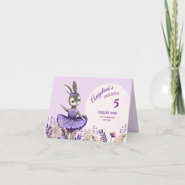 5. Jahrestag Dankeschön Karte (Vorderseite)