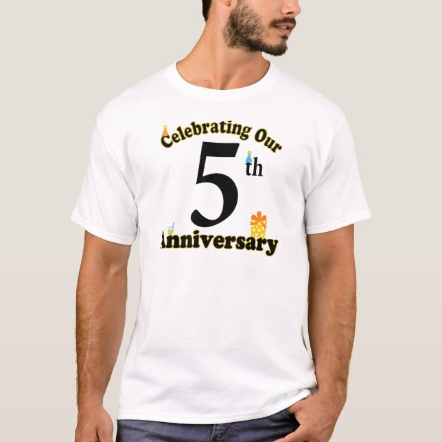 5. Jahrestag T-Shirt (Vorderseite)