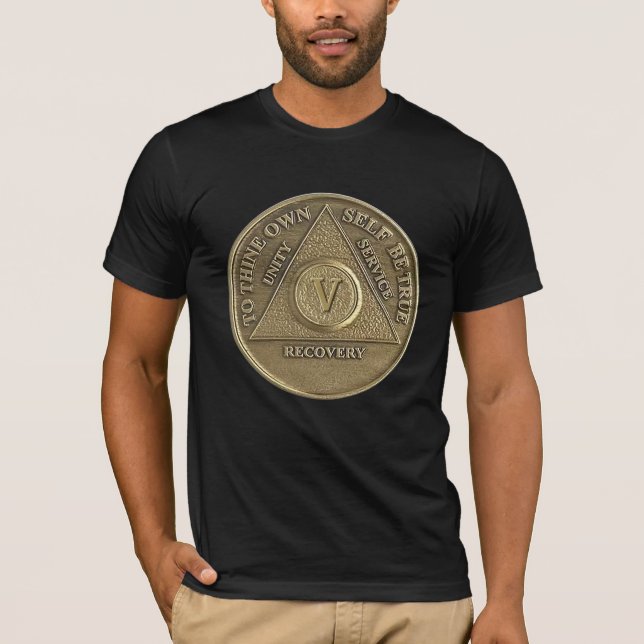 5-jährige Single-Jubiläumin T-Shirt (Vorderseite)