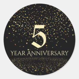 5-jähriger Umschlag Aufkleber