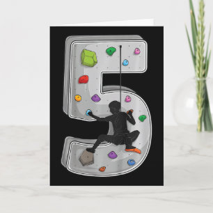 5-jähriges Kletterabenteuer zum 5. Geburtstag C Karte