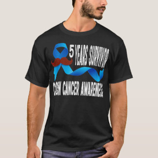 5-jähriges Survivor Colon Awareness Colorectal T-Shirt