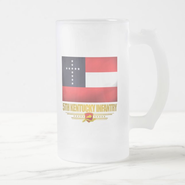 5. Kentucky Infantry Mattglas Bierglas (Rechts)