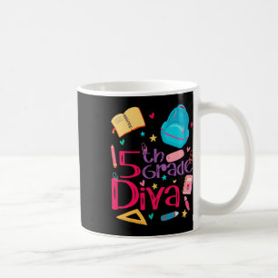5. Klasse Diva-Lehrerin Mädchen-Outfit Süßer erste Kaffeetasse
