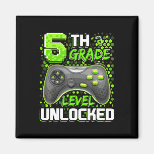 5. Klasse freigeschaltetes Gaming-Gamer-Jungen Zur Magnet