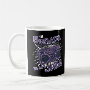 5. Klasse ist mein Jam Funny School Teacher & Stud Kaffeetasse