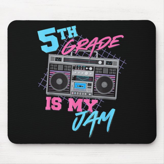 5. Klasse ist meine Jam Fun Lehrer Schüler zurück  Mousepad (Vorne)