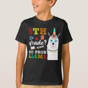 5. Klasse kein Prob Lama T-Shirt