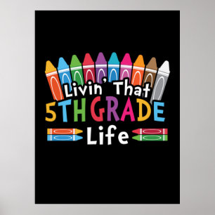 5. Klasse Lehrer Leben in diesem 5. Klasse Poster