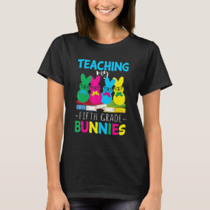 5. Klasse Lehrer Niedlich Bunny Oaster Day Happy E T-Shirt