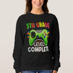 5. Klasse Level abgeschlossene Videospiele letzter Sweatshirt
